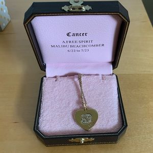 Juicy Couture Cancer Zodiac Necklace